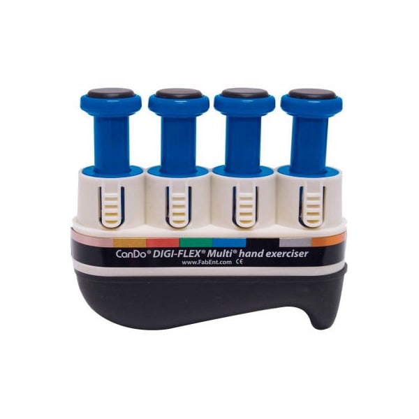 Fabrication Enterprises Digi-Flex Multi Hand Exerciser, Basic Starter Pack, Blue, Heavy 673783 - main